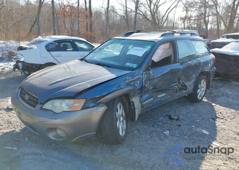 2006 Subaru Outback 2.5I из США, поврежденный, VIN 4S4BP61C267356008